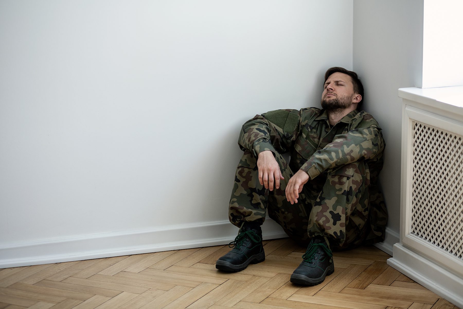 Suicide Prevention - PTSD Soldier